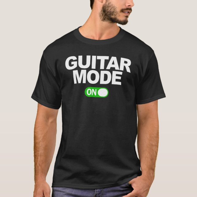T-shirt Guitar Mode On (Devant)