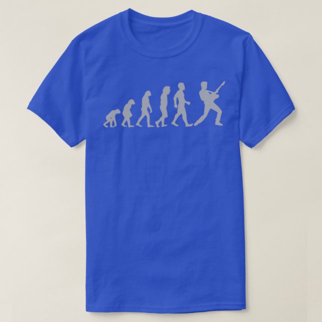 T-shirt Guitar Player Evolution (Design devant)