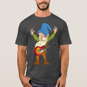 T-shirt Guitar Player Musician Guitarist Music Gnome Nordi