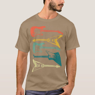 T-shirt Guitar Retro Vintage Music 80s, Teachers Daddy Pap