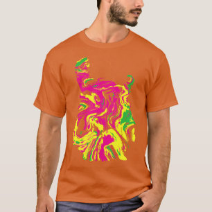 T-shirt Guitar Swirl psychédélique