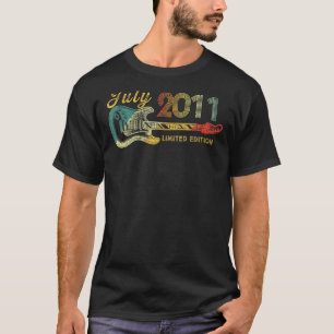 T-shirt Guitare 11 ans Juillet 2011