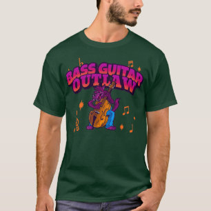 T-shirt Guitare à contrebasse double