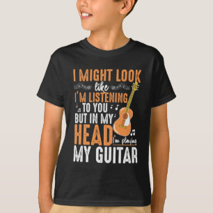 T-shirt Guitare accro à la guitare