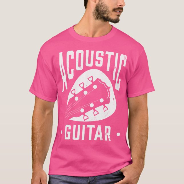 T-shirt Guitare acoustique (Devant)