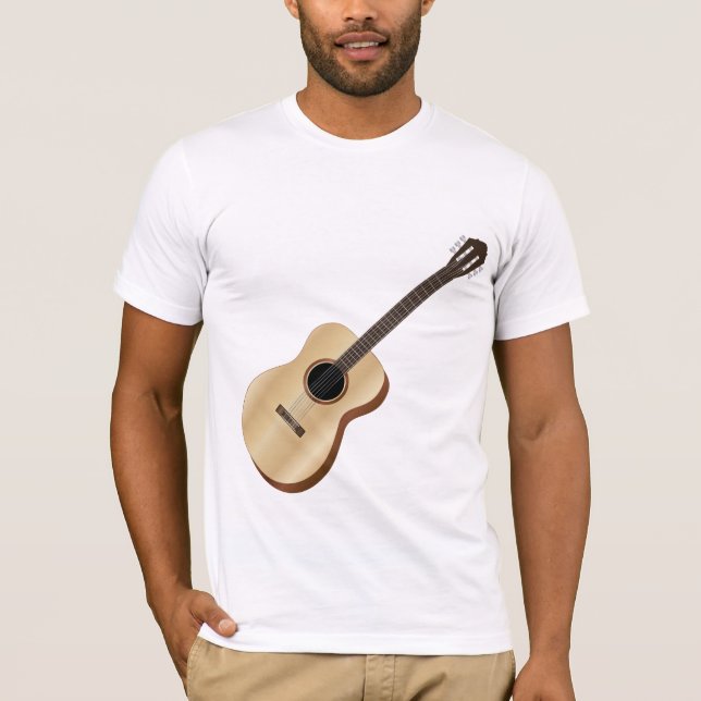 T-shirt Guitare acoustique (Devant)