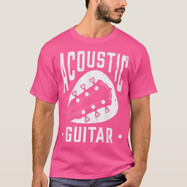 T-shirt Guitare acoustique (Devant)