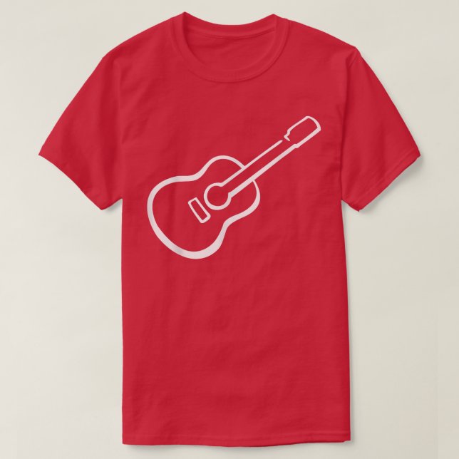 T-shirt Guitare acoustique 116 (Design devant)