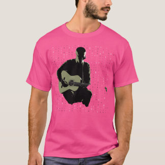 T-shirt Guitare acoustique Matrice Style Joueur Groupe gui
