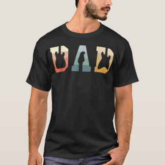 T-shirt Guitare Acoustique Papa Guitariste Instrument de M