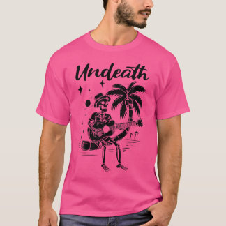 T-shirt Guitare acoustique Squelette instrument guitariste