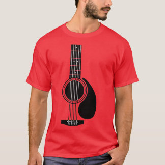 T-shirt Guitare acoustique Tumbler vectoriel Guitare Tumbl