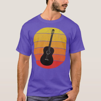 T-shirt Guitare amant cadeau vintage tee - shirt musicien 