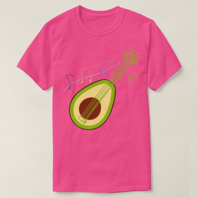 T-shirt Guitare Avocado 2 (Design devant)