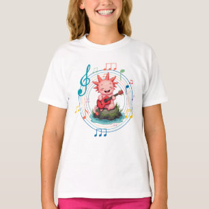 T-shirt guitare Axolotl