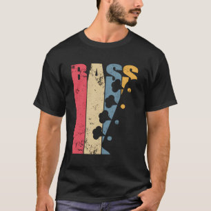 T-shirt Guitare basse vintage