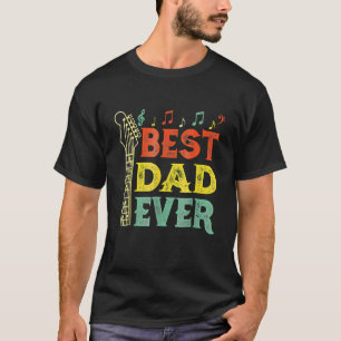 T-shirt Guitare Best Papa Ever Chord Fête des pères guitar