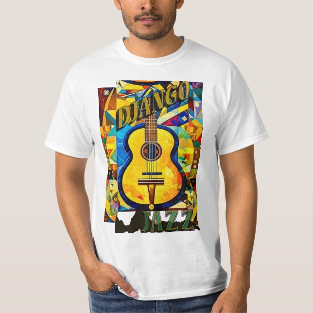 T-shirt Guitare blues (Devant)