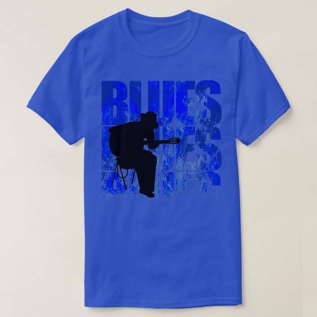 T-shirt Guitare blues (Design devant)