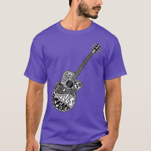 T-shirt Guitare Cette machine tue les fascistes