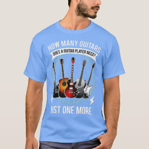T-shirt Guitare Combien De Guitares Cadeaux Pour Guitare P