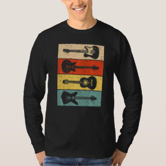 T-shirt Guitare cool Pour Hommes Femmes Guitare Vintage Gu