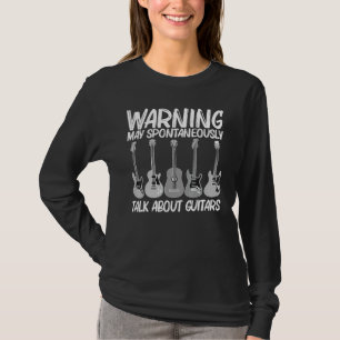T-shirt Guitare cool Pour Hommes Guitare Acoustique Électr