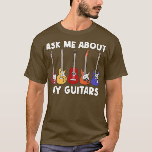 T-shirt Guitare cool Pour Hommes Guitare Joueuse Électriqu