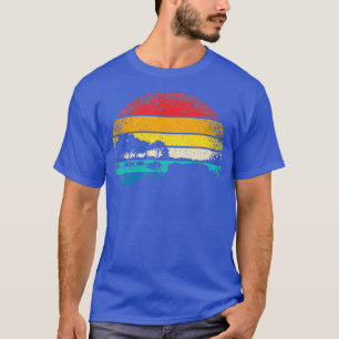 T-shirt Guitare coucher de soleil Vintage rois City Lake R
