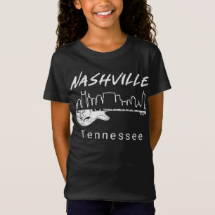 T-Shirt Guitare Country Music Souvenir Cadeau Nashville
