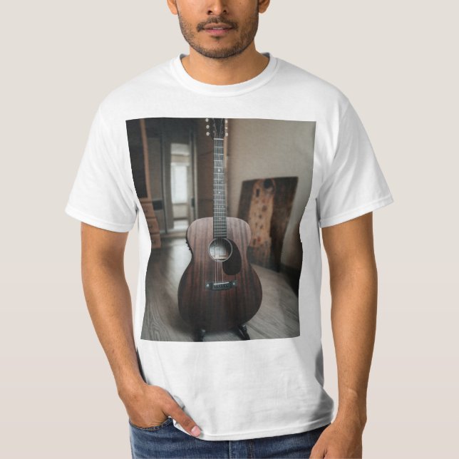 T-shirt Guitare de basse cool (Devant)