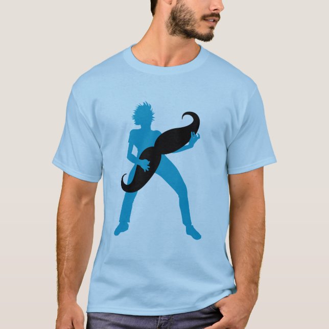 T-shirt Guitare de cheveux (Devant)