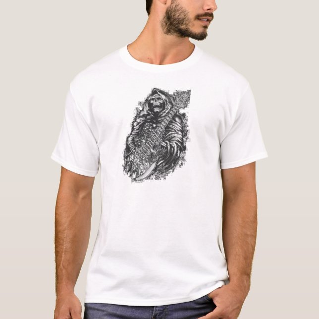 T-shirt Guitare de faucheuse (Devant)