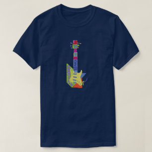 T-shirt Guitare de griffonnage de Wang Dang