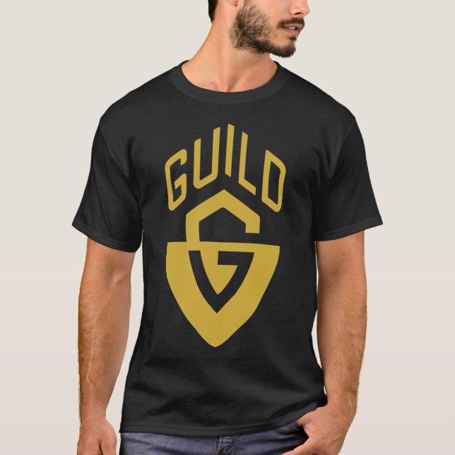 T-shirt Guitare de guilde essentielle  (Devant)