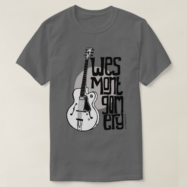 T-shirt Guitare de Jazz Wes Montgomery Music Lover 1  (Design devant)