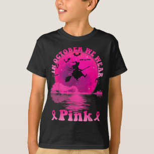 T-shirt Guitare De La Sorcière Du Cancer Du Sein En Octobr