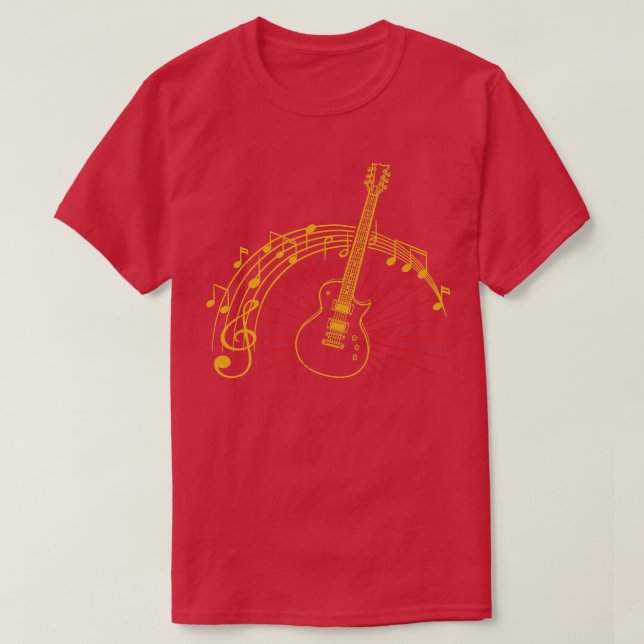 T-shirt Guitare de musique guitare Lover508 (Design devant)