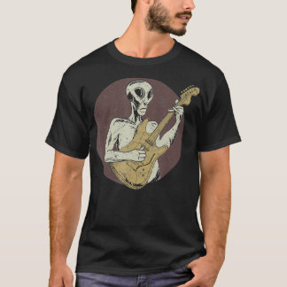 T-shirt Guitare de style vintage