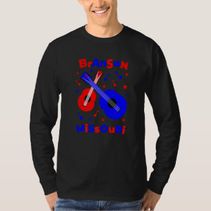 T-shirt Guitare de vacances de la famille Branson Missouri