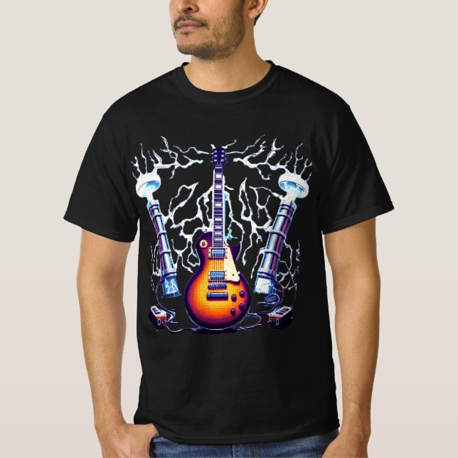 T-shirt Guitare électrique (Devant)