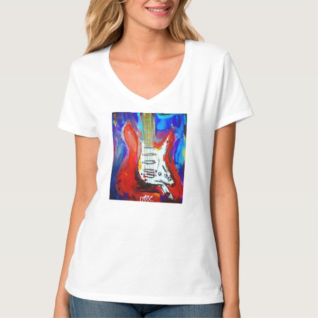 T-shirt Guitare électrique (Devant)
