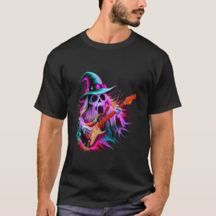 T-shirt Guitare électrique fantôme Costume Halloween effra
