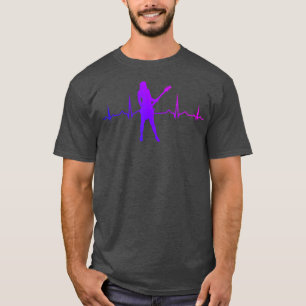 T-shirt Guitare Électrique Femme Mens Guitare