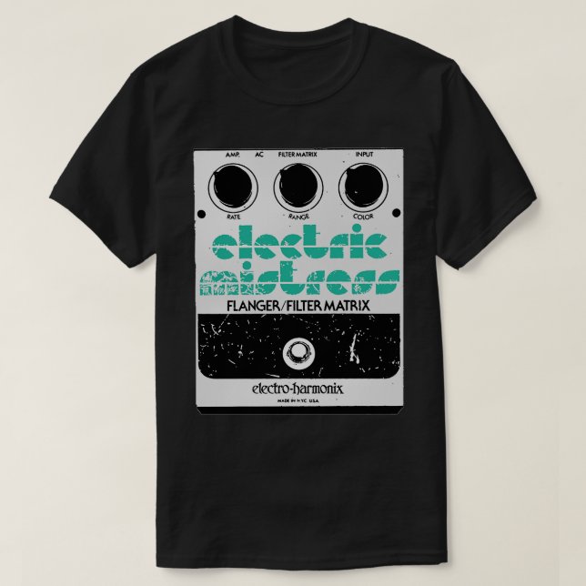 T-shirt Guitare électrique FX Fan Art Design (Design devant)