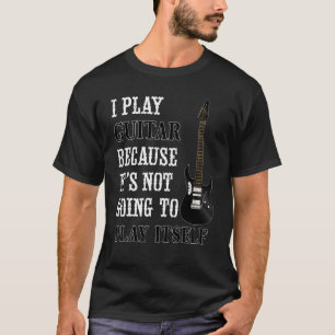 T-shirt Guitare Électrique Guitare Ne Va Pas Le Jouer