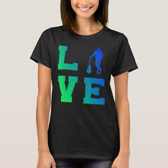 T-shirt Guitare électrique pour hommes (Devant)