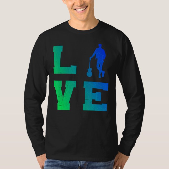 T-shirt Guitare électrique pour hommes (Devant)