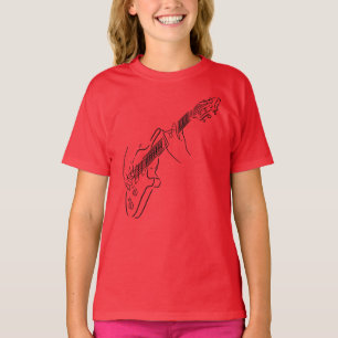 T-shirt Guitare électrique. Pour les mélomanes. Chaîne Bas