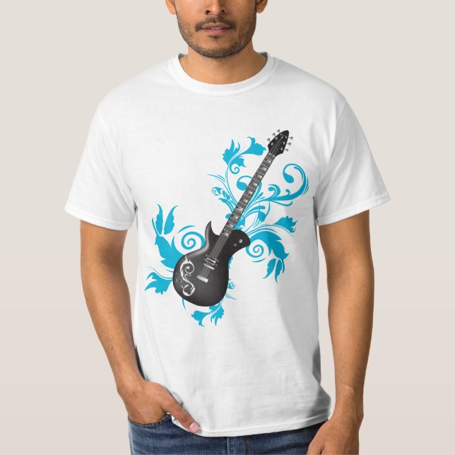 T-shirt Guitare électrique produits personnalisés (Devant)